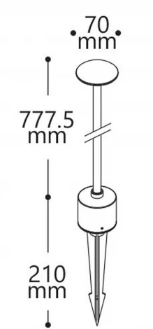 Грунтовый светильник Feron SP4123 32057