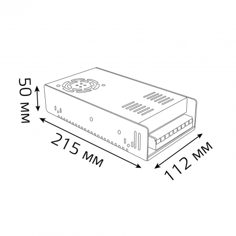 Блок питания 360W 24V Gauss 202002400