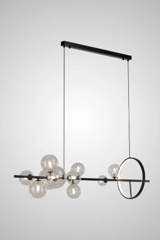 Подвесной светильник AM Group AM383 SP10 (220V, на тросе, шар, молекулы)