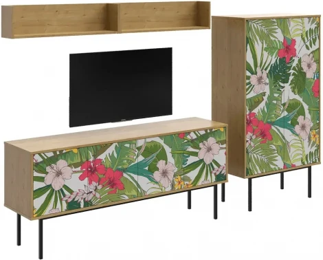 Композиция Boho Color 6 ОГОГО (арт.599604), (ЛДСП/Дуб Корбридж)