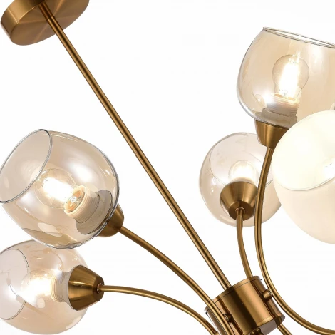 Потолочная люстра на штанге Tratti SLE1136-302-08 Evoluce