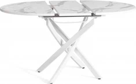 Кухонный стол Tetchair MANZANA (ЛДСП,HPL,Металл/Белый)
