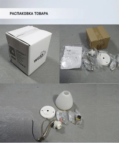 Бра Wedo Light Dzintars WD3523/1W-WT-FGD-WT