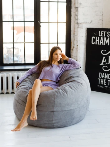 Кресло Dreambag Софт 100*100 (Серый) 3036801