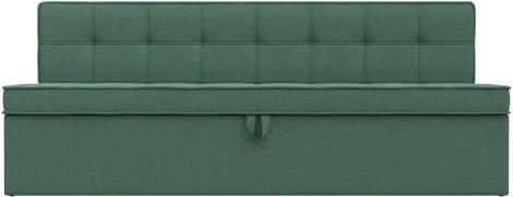 Диван кухонный прямой Техас (Зеленый/Рогожка) Лига Диванов арт.123209