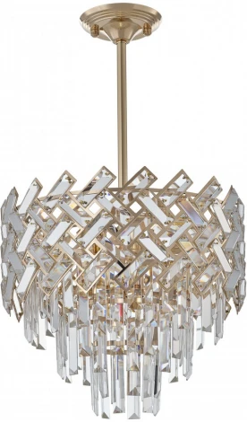 Потолочная люстра хрустальная на штанге Arte Milano Sorrento-8019 378019/6/300/390 GD (220V)