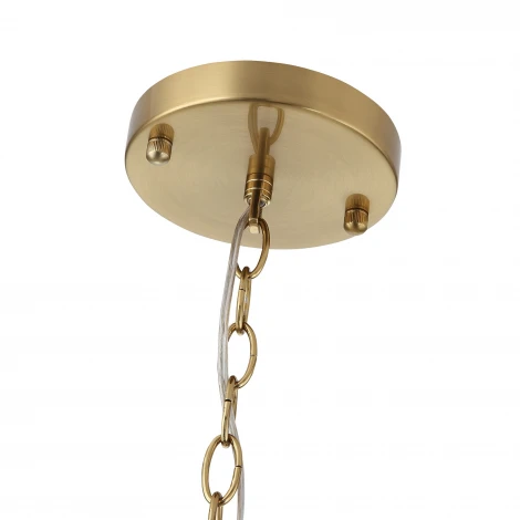 Подвесная люстра ST Luce Опал SL1403.303.06 Латунь/Прозрачный E27*6 40W