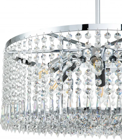 Люстра потолочная на штанге Sfarzo V000278 (12005/6R Chrome) (220V)