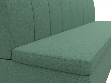 Диван кухонный прямой Кантри (Зеленый/Рогожка) Лига Диванов арт.123745