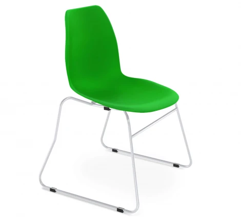 Стул Sheffilton SHT-ST29/S145-2 зеленый/хром лак 3000934103