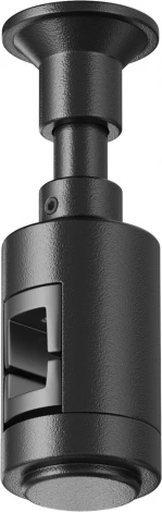 Крепление настенное Wall одинарное Flarity черный Maytoni Accessories for tracks Flarity TRA155CW-S1-B (24V)