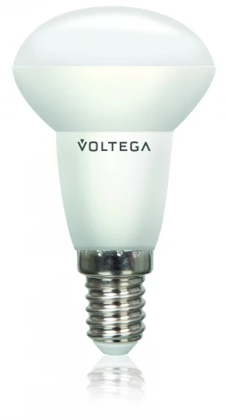 Лампочка светодиодная E14 4,5W 220V 380 lm 4000K нейтральный белый свет Voltega Simple Light 5758
