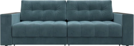 Диван прямой с декором Лига-049 НПБ Лига Диванов (Велюр) арт.128388