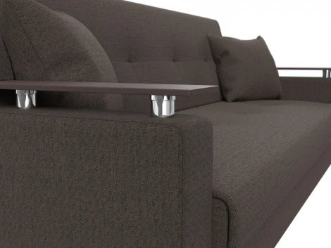 Диван-книжка Сенатор (Коричневый/Рогожка) Лига Диванов арт.121572