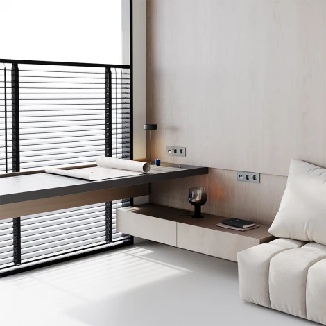 Розетка с заземлением, шторками и USB Type A+С (титан) Voltum S70 VLS040506