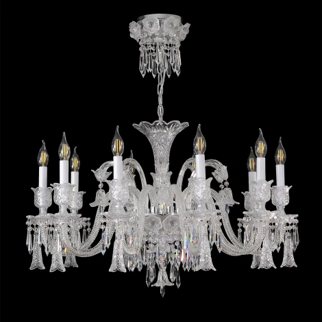 Подвесная люстра Crystal Lux VERSAILLES SP10 CHROME