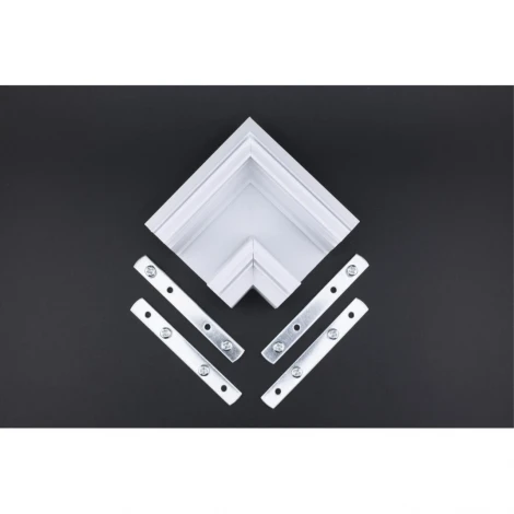 Соединитель угловой плоский для натяжного потолка Aployt Magnetic track 220 APL.0286.10.02