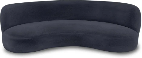 Диван Patti 2400 ОГОГО (арт.853231), (Мех/Черный)