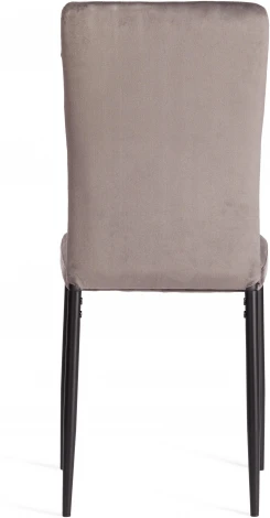 Обеденный стул Tetchair VERTER (Металл,Вельвет/Темно-серый,Черный)