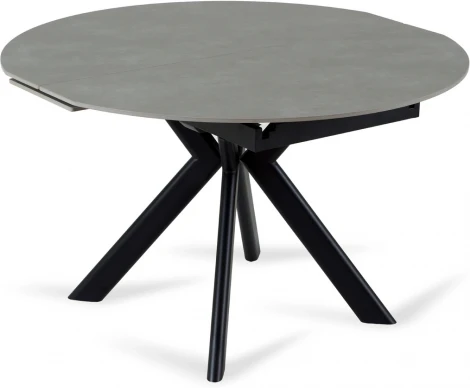 Раздвижной обеденный стол Boddy ОГОГО Обстановочка! (Керамика/Черный,Темно-серый) арт.926796