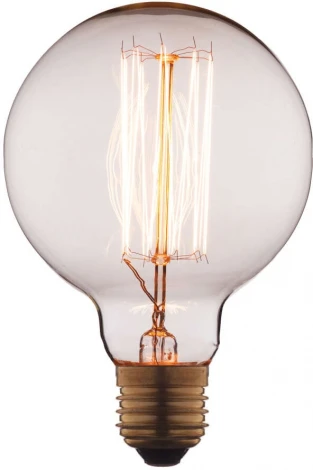 лампочка накаливания Эдисона груша E27 60W 2400-2800K Loft It Edison Bulb G9560