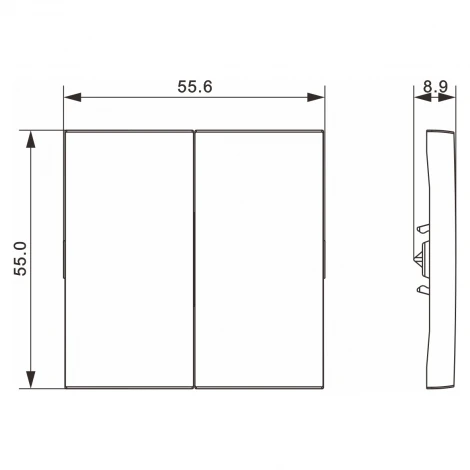 Клавиша 2-я, матовый кашемир Donel A07 DE29535