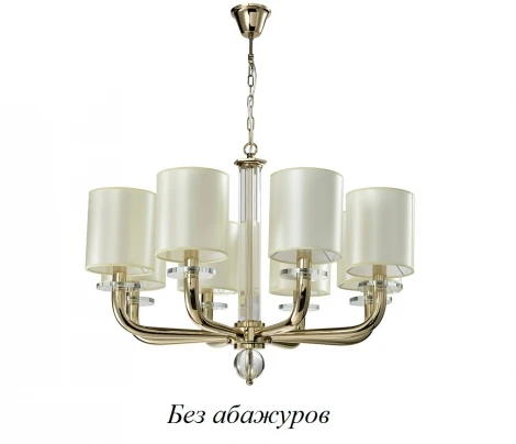 Подвесная люстра Newport 3330 3338/C gold без абажуров