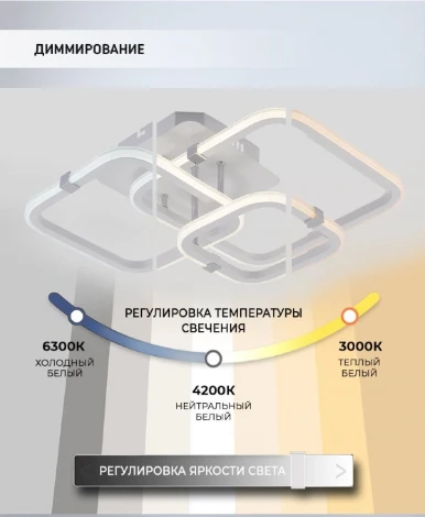 Потолочная люстра Seven Fires Karlis SF5056/3C-WT-CR