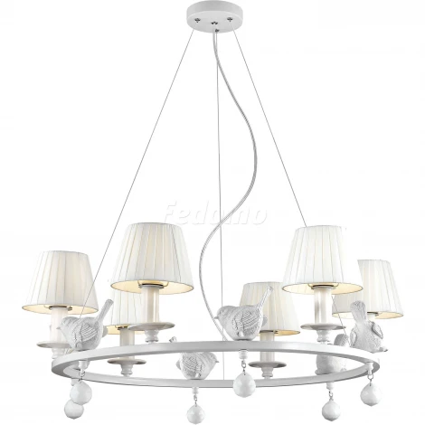 Подвесная люстра Favourite Vogel 1705-6P (220V, подвески, на тросе, птички)