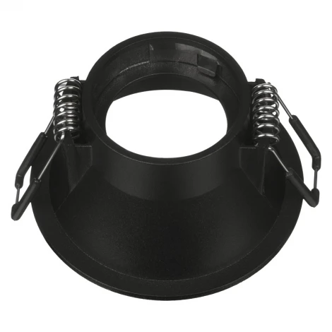 Встраиваемый светильник под лампу MR11 с цоколем GU10 черный Wolta Acento WDL-MR11/03BL-R