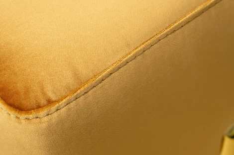 Пуфик Garda Decor MARIO-Velv ORANG (Золото/Оранжевый)