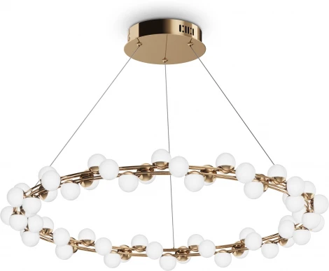 Подвесной светильник Maytoni Tessara MOD081PL-L60G3K (LED, 220V, на тросе, шарики, бусы)