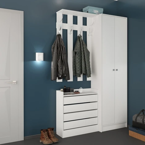 Обувница ТЭКС закрытая Ямайка ЯПТ-3, белый