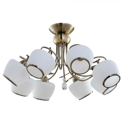 Потолочная люстра IDLamp 802 802/8PF-Oldbronze