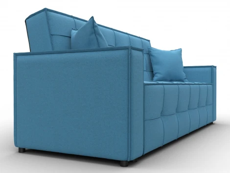 Диван-книжка Лига-067 (ДВП,Дерево/Пластик/Рогожка/Голубой) Лига Диванов 129828