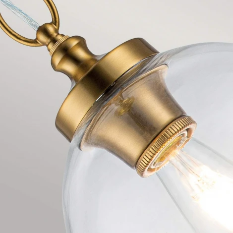 Подвесной светильник Feiss Tabby FE-TABBY-P-S-BB (220V, на цепи, шар)