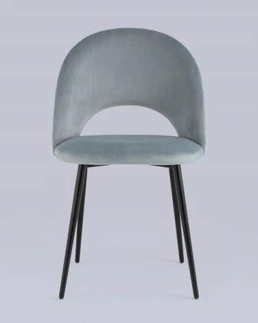 Стул Stool Group Меган NEW велюр с ромбами серый УТ000035475