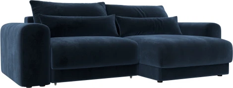Диван угловой Лига-056 НПБ угол универсальный Лига Диванов (Велюр) арт.129151
