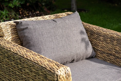 Лаунж-зона из искусственного ротанга (гиацинт), цвет соломенный 4SIS Капучино Сингл KSS2C2T-4-SET-TW