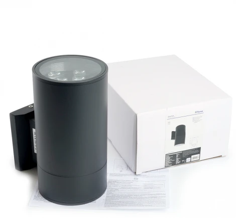 Архитектурная подсветка Feron Корфу 48352 DH0709, 9W, 850Lm, 2700K, черный Бостон (LED, 220V, круглые, IP54)