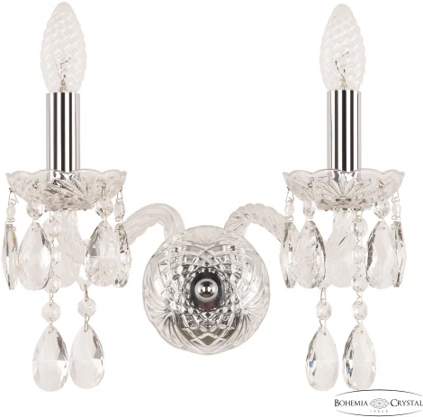 Бра Bohemia 107 107B/2/141 Ni (220V, подвески, подсвечник, свеча)