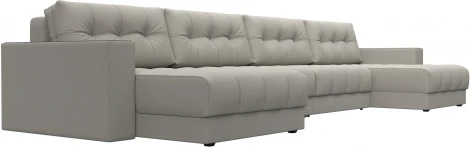 Диван П-образный с декором Лига-049 НПБ Лонг Лига Диванов (Рогожка) арт.128552