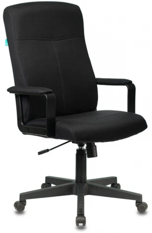 Кресло руководителя Бюрократ DOMINUS черный TS-584 крестовина пластик