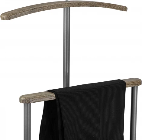 Вешалка костюмная Дэви 1 металлик/дуб крымский состаренный от фабрики Mebelik