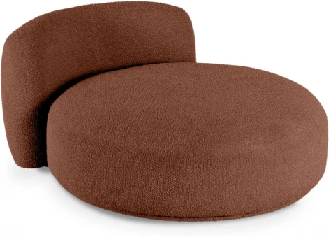 Кушетка Fabro ОГОГО (арт.863648), (Ткань,Букле/Терракотовый)