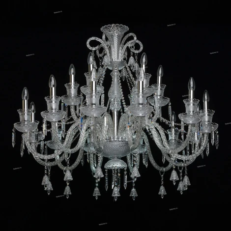 Подвесная люстра Chiaro Барселона 313012418 (220V, на цепи, подсвечник, свеча)