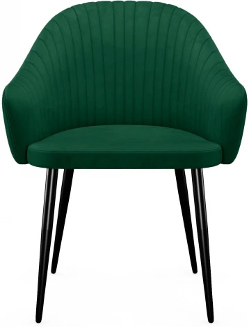 Стул DikLine 440 K13 изумруд, ножки черные арт.00-00079559