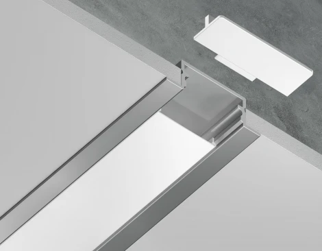 Алюминиевый профиль встраиваемый для светодиодной ленты до 18,5мм Ambrella Illumination GP1200AL