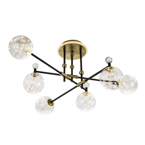 Потолочная люстра светодиодная на штанге с регулировкой цветовой температуры Modelux MODELUX ML.6079.6