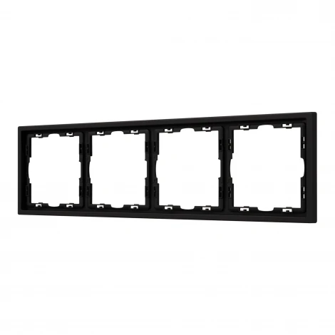 Рамка пластиковая FRM-NOBE-SFPL-4-BK (Arlight) 054224